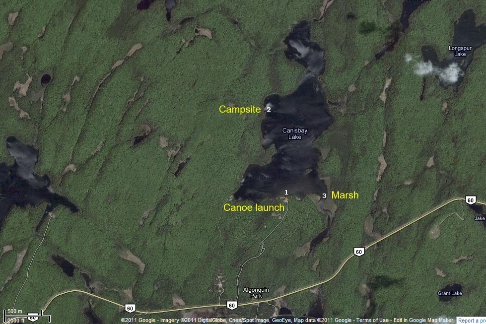 Canisbay Lake Campground Map 2010 - Canisbay Lake - Newmaker Notes Canisbay Lake Campground Map 2010 - Canisbay Lake - Newmaker Notes