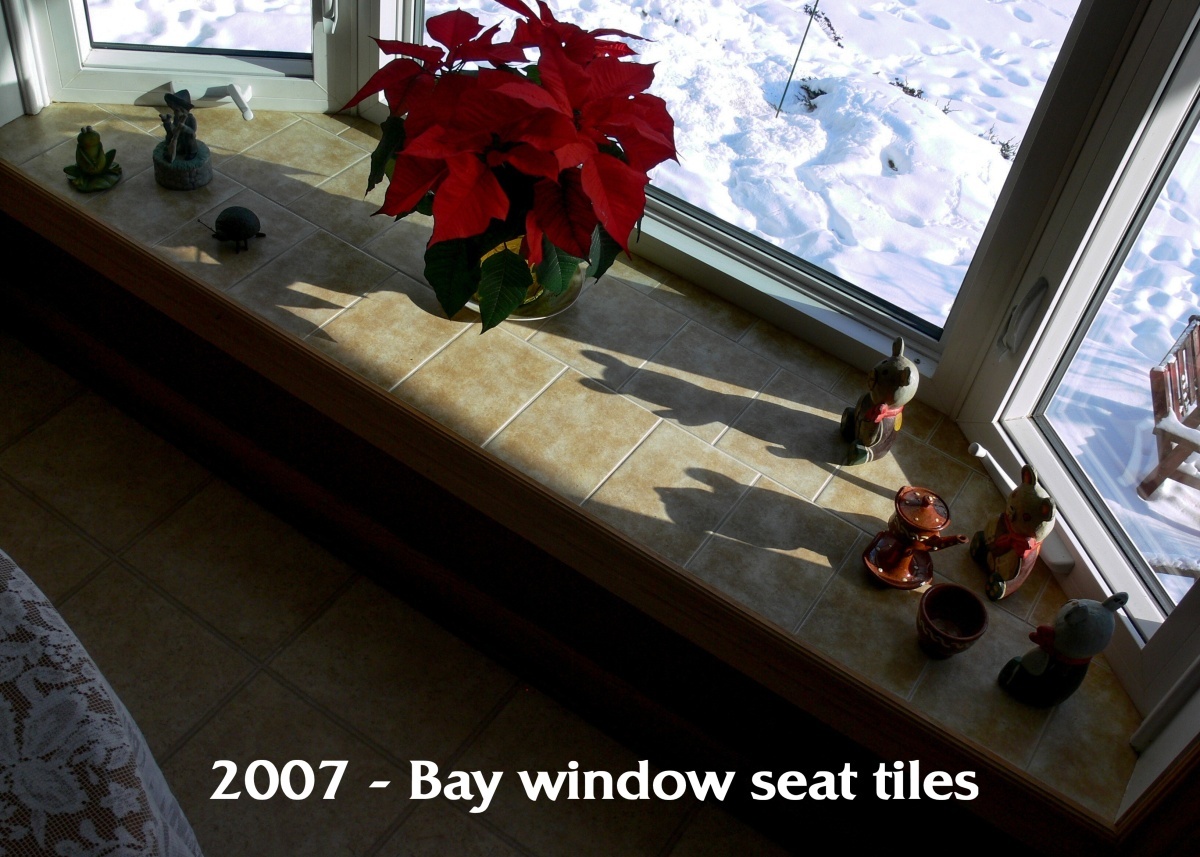 --2007 - Bay window seat tiling