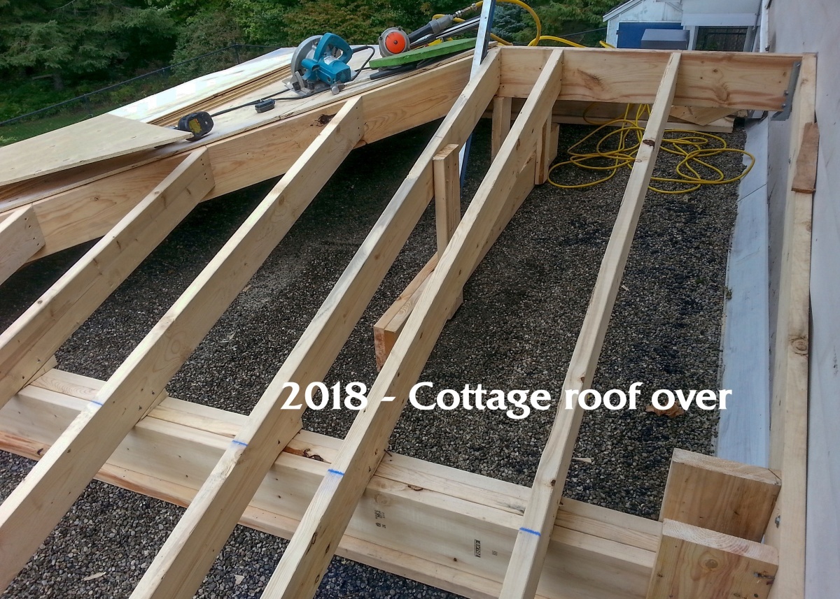 --2018 - Cottage roof over sunroom flat roof