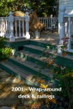 --2001 - Wrap around deck with curved railings