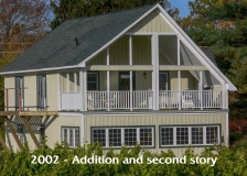 --2002 - Side and second story addition to garage
