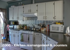 --2006 - Kitchen reconfiguration and counter installation