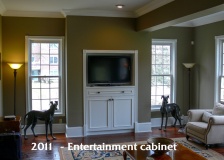 --2011 - Recessed entertainment centre