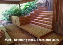 --2016 - Multi-level decks and retaining walls